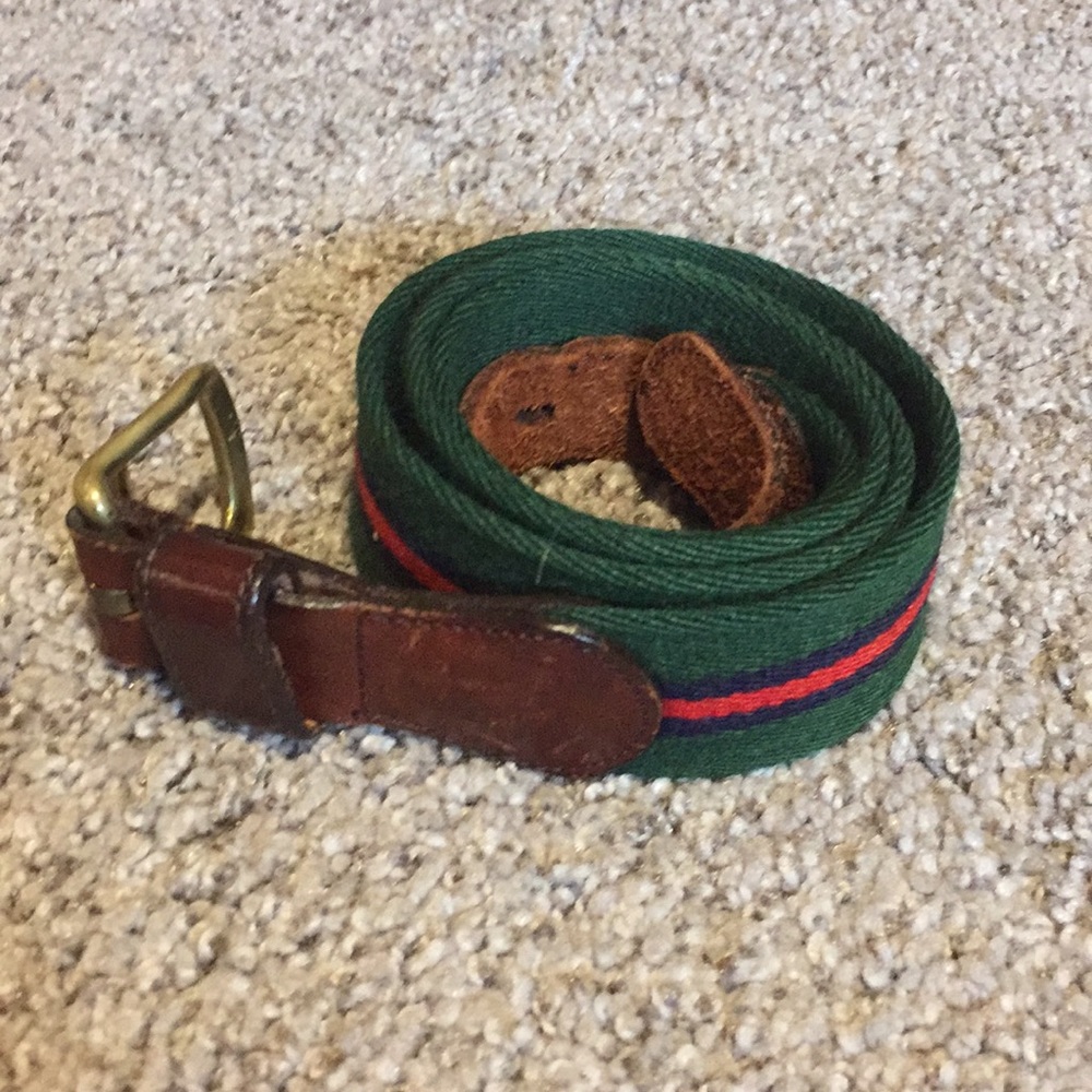 Gucci colored coach belt.